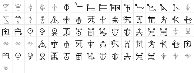 DM-Maykr Regular  glyph index