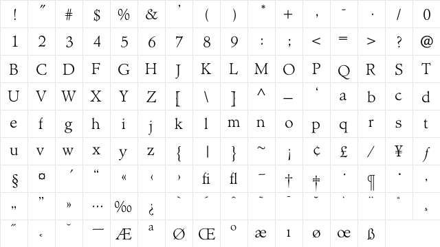 TCAdministerLight Regular  glyph index