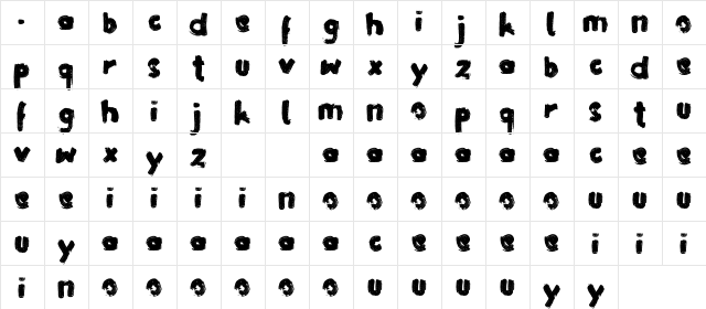 Theory Simple Regular  glyph index