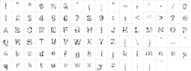 AdLib Regular  glyph index