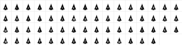 pf_xmas_tree4 Regular  glyph index