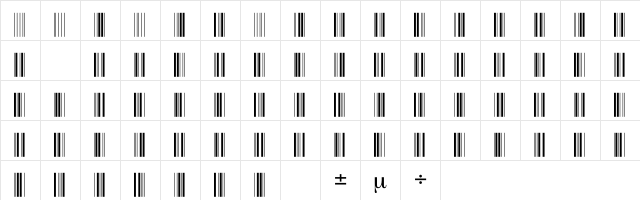 C39P24DmTt Normal  glyph index
