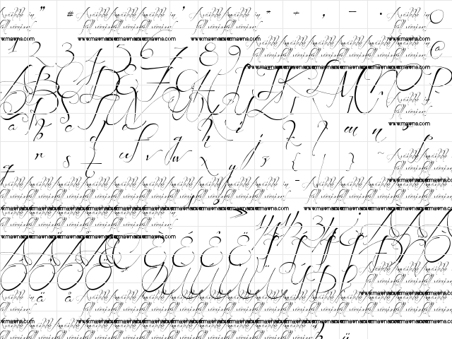 Before the Rain Regular  glyph index