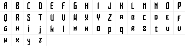 FIALIGA FREE Regular  glyph index