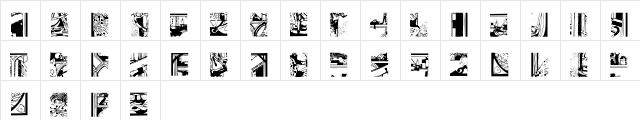 Puzzler3 Regular  glyph index