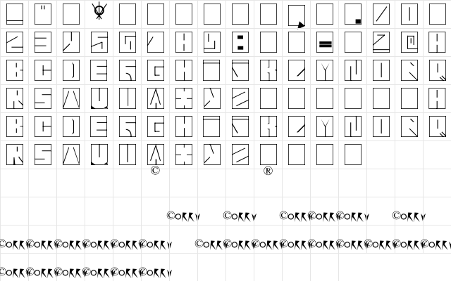 norm norm  glyph index