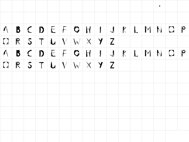 radar.one Regular  glyph index