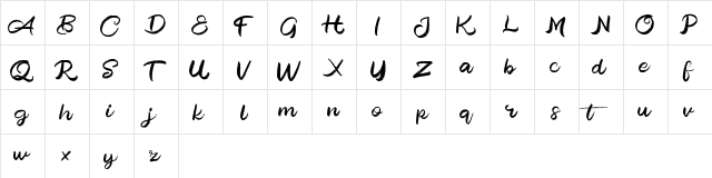 Blackout FREE Regular  glyph index