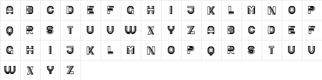 Bathroom Extravagant Light Regular  glyph index