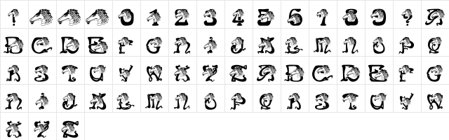 RMDragon   glyph index