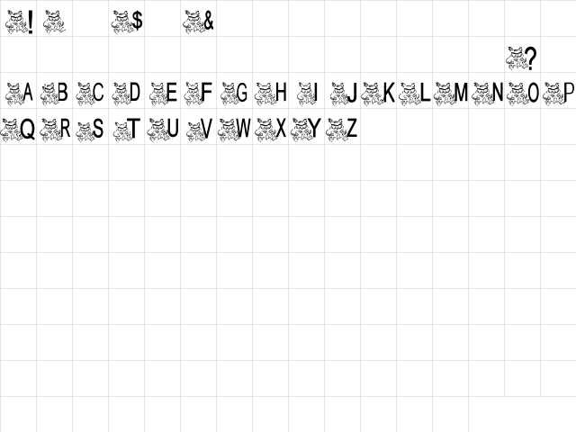 AEZ owlness AEZ owlness  glyph index