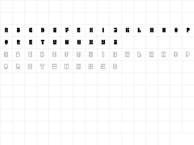 windows in japan Regular  glyph index