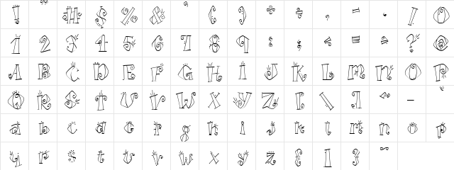 CK Expedition Regular  glyph index