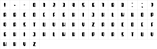 Objective Book Regular  glyph index