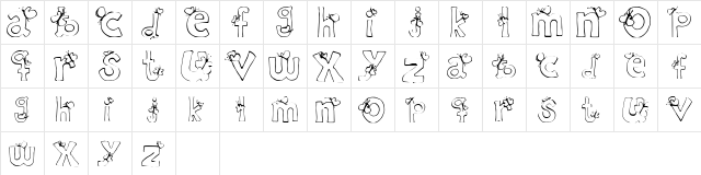 Ryp childC Regular  glyph index