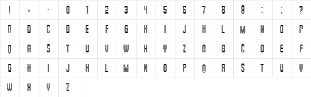 Milk and Chocolate Regular  glyph index