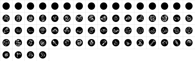 WebDotDing WebDotDing  glyph index