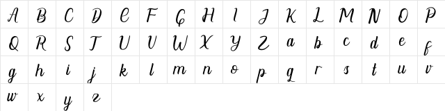 Dhelman Regular  glyph index