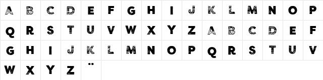 vtks carbo 753 Regular  glyph index