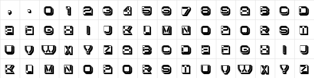 Cultus Regular  glyph index