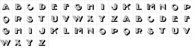 Maleficus Ultra Light Regular  glyph index