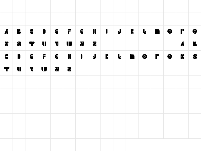 GAME PLAYER Regular  glyph index