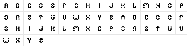 water drop Regular  glyph index