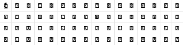 Capitalismo 9 Regular  glyph index