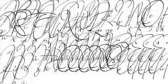 Baltimore Regular - Italic Regular  glyph index