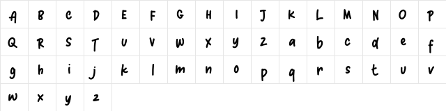 Candle Light FREE Regular  glyph index