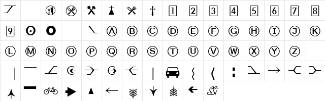 Format Pi Two SSi Regular  glyph index