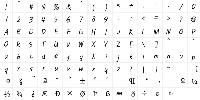 ״&#56568ɀ̴ Regular  glyph index