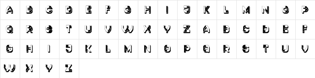 Cantaloupe Regular  glyph index