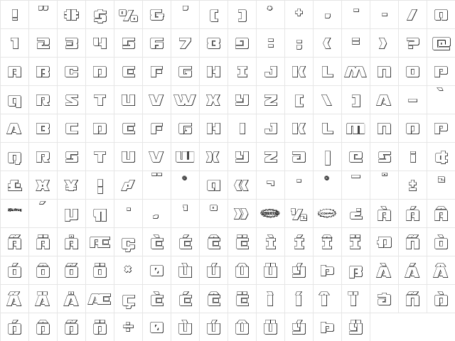 Drone Tracker Outline Outline  glyph index