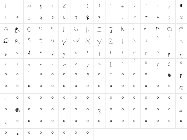 Lighthouse Regular  glyph index