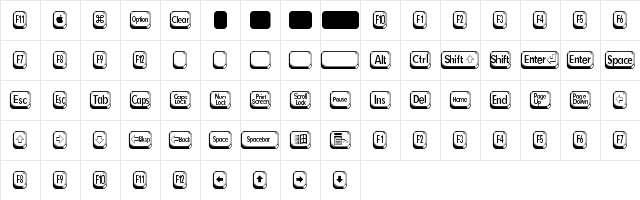 Betsy Flanagan Two  glyph index