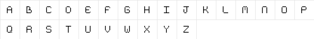 GUI.2 Regular  glyph index
