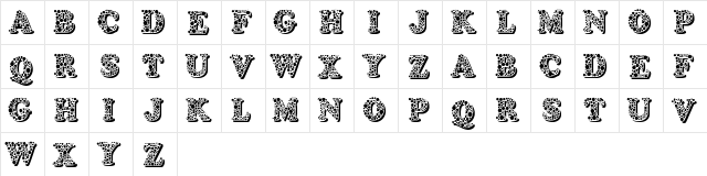 Bemydor Regular  glyph index