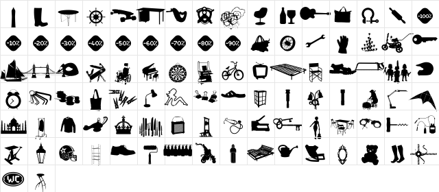 WC Sold Out B Bta Regular  glyph index