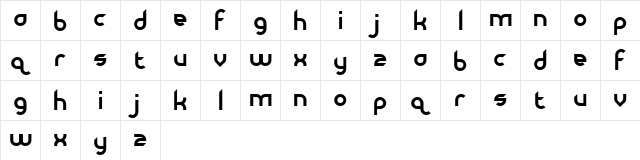 Dirty Flamingo Dirty Flamingo  glyph index