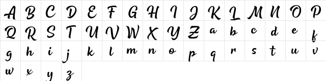 Be Strong Regular  glyph index