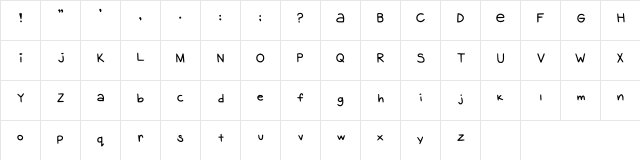 Banana Seed Regular  glyph index