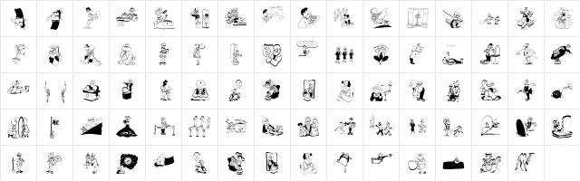 VoteMe Regular  glyph index