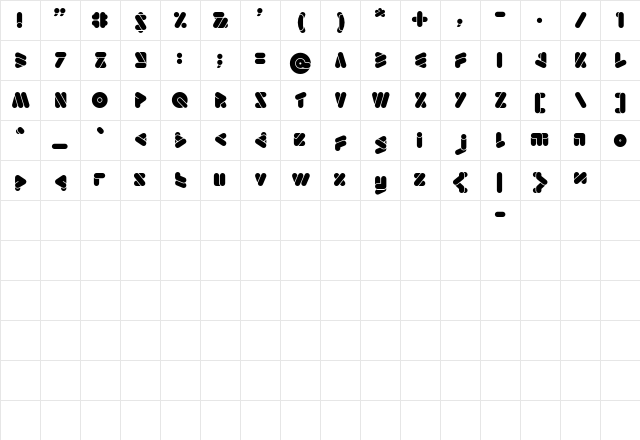 EMPEROR OF JAPAN Regular  glyph index