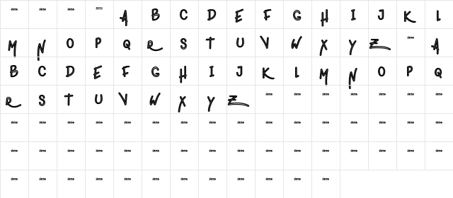 ligera rouden Decorative  glyph index