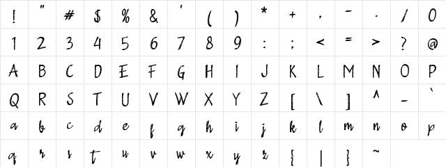 a Adistro Regular  glyph index