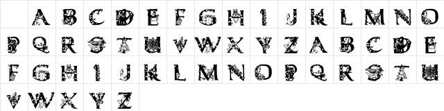 101! 'Tis the SeaZon Regular  glyph index