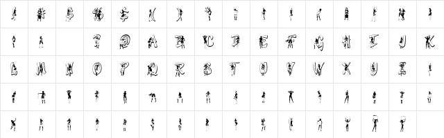 CCGirlsGirlsGirls Naughty  glyph index