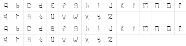 Concrete City Regular  glyph index