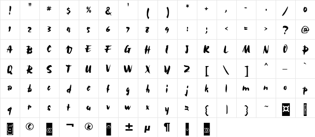 a_ConceptoTitulNrCmGr Regular  glyph index